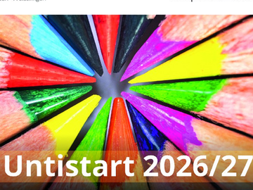 Untistart 2025/2026 2. Kindergarten bis 3. Oberstufe